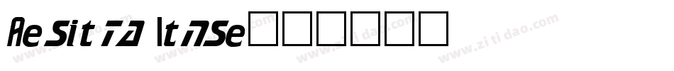 Unikled Plain字体转换